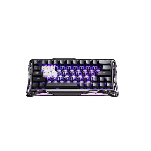 Keyboard GravaStar Mercury V60 Pro 60keys, UFO Magnetic Gaming, 8K, USB-A, RGB, Cyber Frost Black  GSV60PRO_CF_BLK