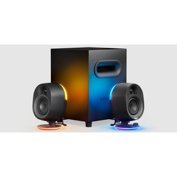 SteelSeries Multimedia speaker Arena 7, 2.1, mini jack/USB-A/BT, RGB, black