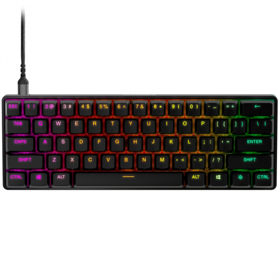 SteelSeries Keyboard mechanical Apex Pro Mini 61key, HyperMagnetic Switch, USB-A/WL, EN, RGB, black