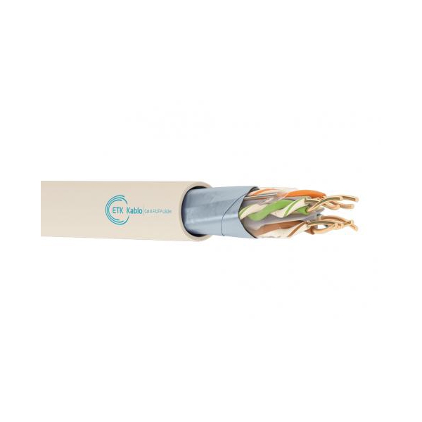 ქსელის კაბელი - Cat6 FTP 23AWG LSZH 100% სპილენძი შიდა გამოყენების