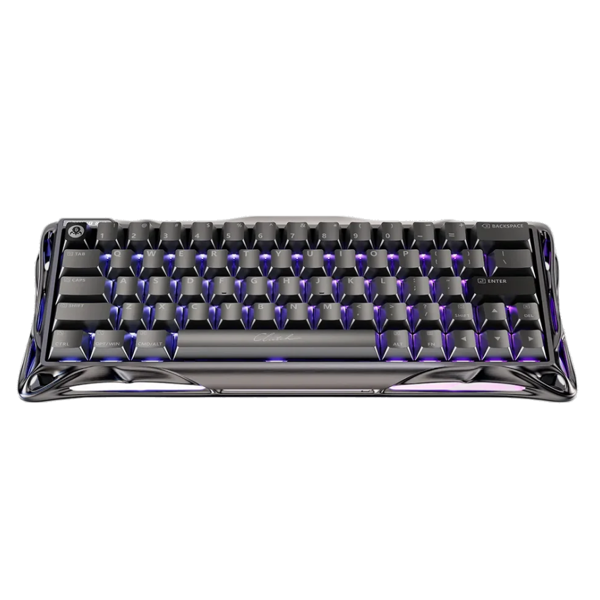 Magnetic keyboard GravaStar Mercury V60 PRO 60keys, UFO Magnetic Gaming, 8K, USB-A, RGB, Gunmetal Smok