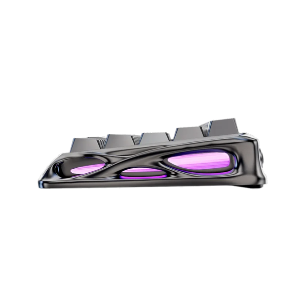Magnetic keyboard GravaStar Mercury V60 PRO 60keys, UFO Magnetic Gaming, 8K, USB-A, RGB, Gunmetal Smok