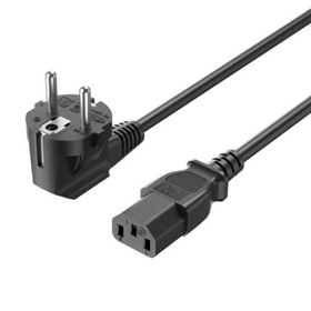 VENTION ZCGBAC 3-Prong Power Cord 1.8M C13 Connector EU-Plug