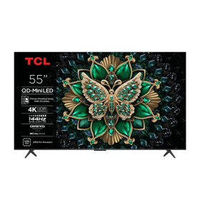 TV/ MiniLED/ TCL/ Mini LED TCL TV 55"(140cm)/ 55C6K 4K GTV HDR high brightnesst; MEMC120Hz/VRR 2K@240Hz,4K@144Hz;ONKYO Audio System 2*10W+20W;