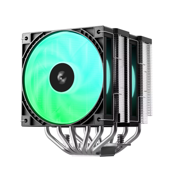 მაგრილებელი, AG620 G2 ARGB, DEEPCOOL, TDP 270W, 2*120mm შავი. R-AG620-BKAMMG2-G