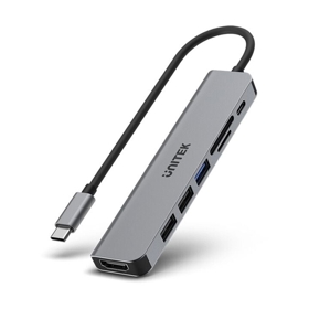 Type C ადაპტერი, H1118A, UNITEK, 7-in-1 Multiport.