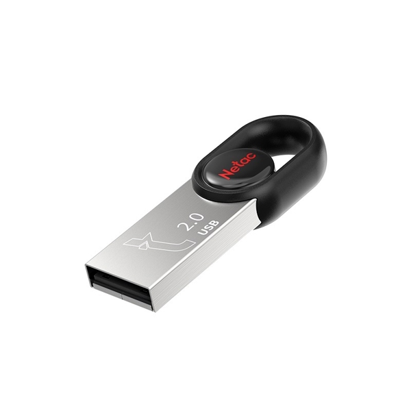 NT03UM2N-064G-20BK ფლეშ მეხსიერება,  UM2, NETAC, 64GB USB2.0 შავი.