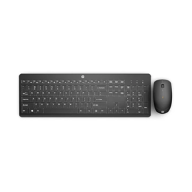 კლავიატურის და მაუსის კომბო HP 230 Wireless Combo Black(18H24AA)