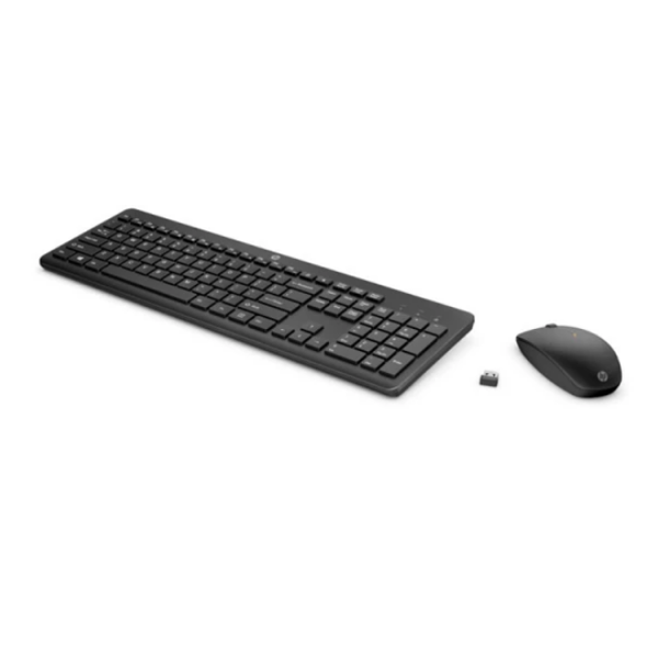 კლავიატურის და მაუსის კომბო HP 230 Wireless Combo Black(18H24AA)