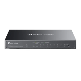 ქსელის გამანაწილებელი, ES210GMP, TP-Link, Omada 10-Port Gigabit Easy Managed Switch with 8-Port PoE+.