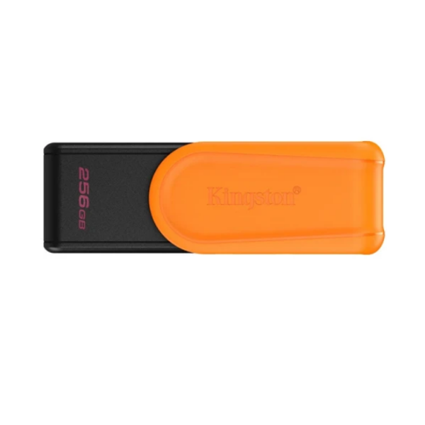 ფლეშ მეხსიერება, DTXS/256GB, KINGSTON, USB 3.2 Gen1, შავი/ნარინჯისფერი.