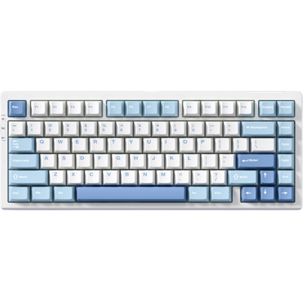 keyboard MCHOSE G75 Pro, Cabbage Tofu V2, USB-A/WL/BT, RGB, синій