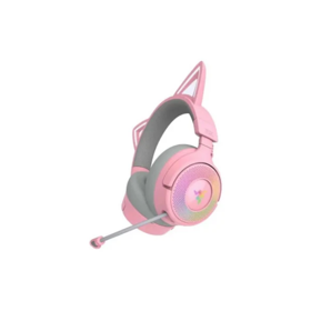 Razer Headset Kraken Kitty V3 Pro, USB/BT/WL, quartz