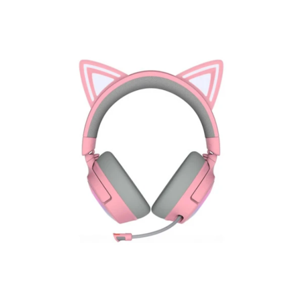 Razer Headset Kraken Kitty V3 Pro, USB/BT/WL, quartz